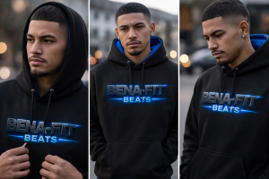 Benafit Beats Premium Hoodie – Black