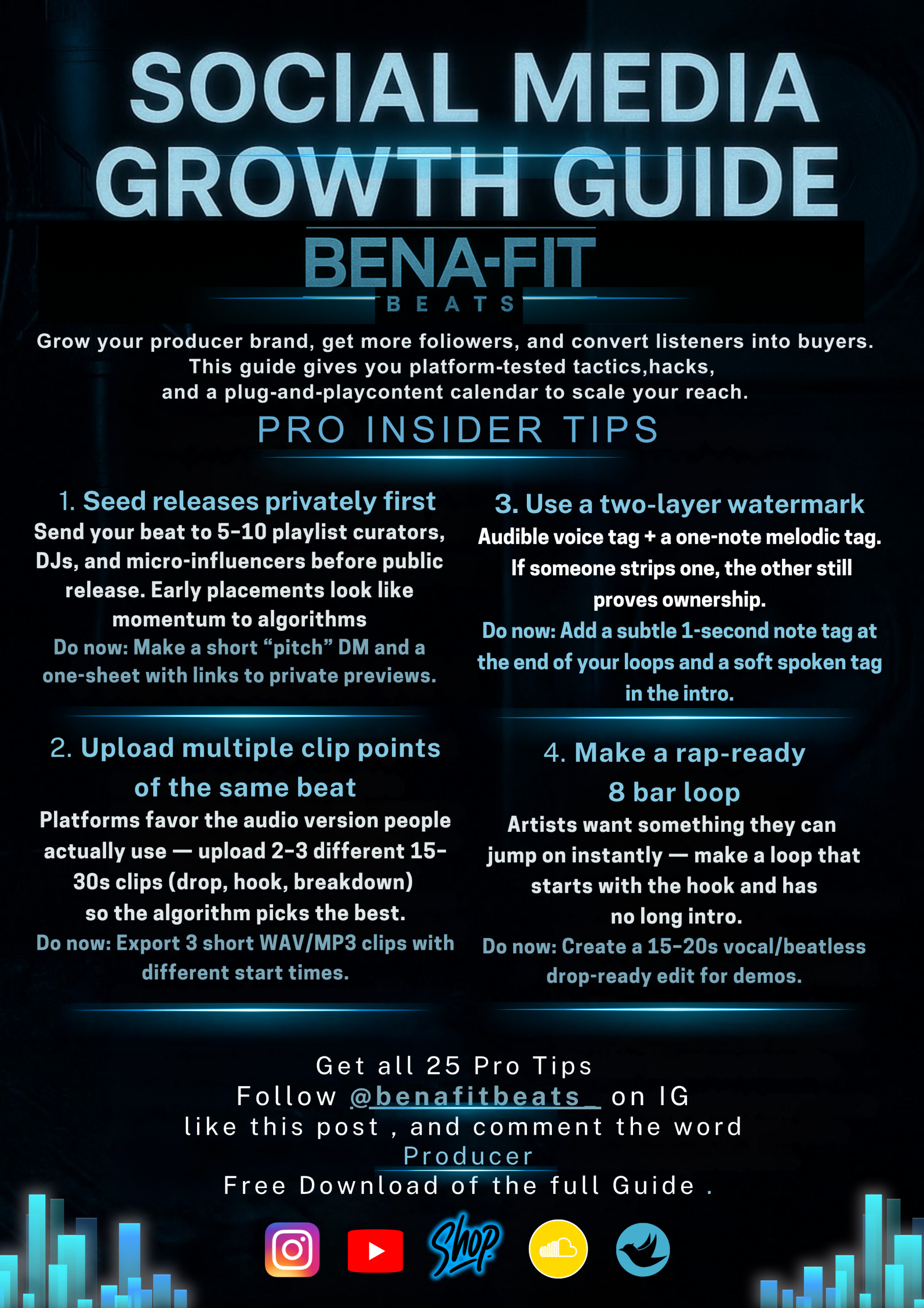 Benafit Beats Social Media Growth Guide